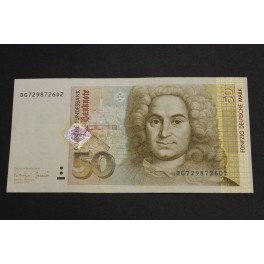 1996- ALEMANIA- 50  MARK - BILLETES - BALTHASAR
