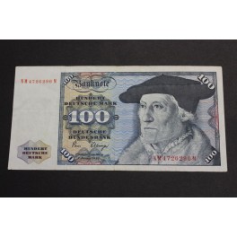 1980- ALEMANIA- 100  MARK - BILLETES - SEBASTIAN