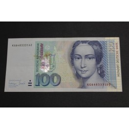 1996- ALEMANIA- 100  MARK - BILLETE - CLARA