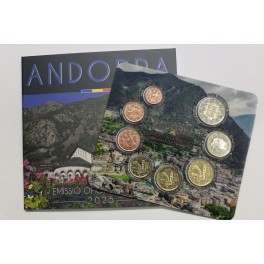 2025- ANDORRA - EUROS- BLISTER - 8 MONEDAS