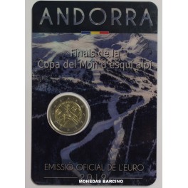 2019 - ANDORRA - 2 EURO - ESQUI  ALPINO  - COINCAR 