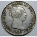 1851 - BARCELONA - 10 REALES - ISABEL II - SPAIN
