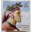 2021- DANTE - 2 EUROS - VATICANO - PROOF