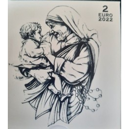 2022- TERESA CALCUTA - 2 EUROS - VATICANO - PROOF