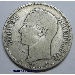 1905 - BOLIVAR - 5 BOLIVARES -  VENEZUELA