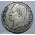 1910 - BOLIVAR - 5 BOLIVARES -  VENEZUELA