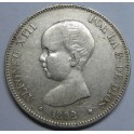 1892 -5 PESETAS -DURO- ALFONSO XIII - ESPA&Ntilde;A