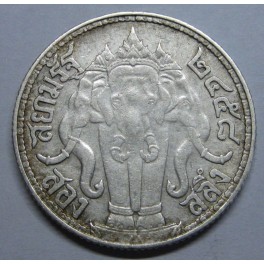 1915- TAILANDIA - 1/2 BAHT - REY RAMA VI- PLATA