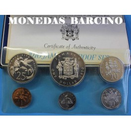 1970 - JAMAICA - 1 DOLLAR - FRANKLIN MINT -PROOF SE