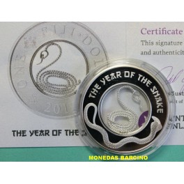 2013- FIJI ISLAS- SNAKE - DOLLAR -A&Ntilde;O SERPIENTE