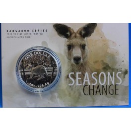 2016 - AUSTRALIA - ONZA - 1 DOLLAR-  CANGURO