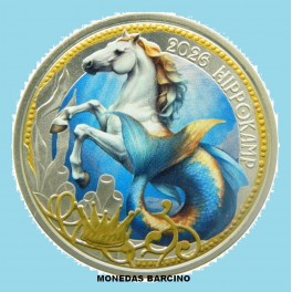 2026- HIPOCAMPO - 3 EUROS - AUSTRIA - COLOR