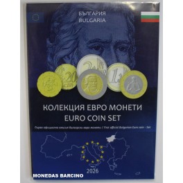 2026- BULGARIA - EUROS - COLECCION 8 MONEDAS