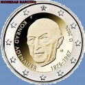 2026- KONRAD ADENAUER - 2 EUROS - ALEMANIA