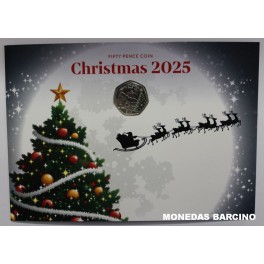 2025- NAVIDAD- CARLOS III - 50 PENCE - GIBRALTAR