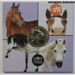 2025- CABALLOS - 5 EUROS - FRANCIA -BLISTER