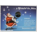 2011- NAVIDAD - 25 CENTS - CANADA - NADAL