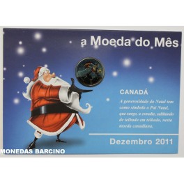 2011- NAVIDAD - 25 CENTS - CANADA - NADAL