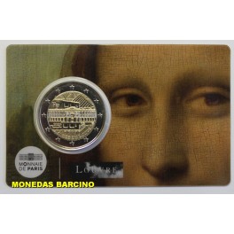 2025- LOUVRE - 2 EUROS- FRANCIA - 1 COINCARD