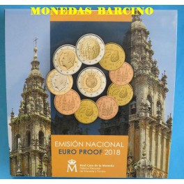2018 - ESPA&Ntilde;A - EUROS - PROOF -ESTUCHE - FELIPE VI