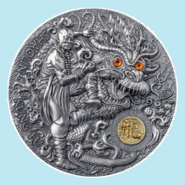 2023- DRAGON -5 DOLLARS - NIUE -2 ONZA - PLATA