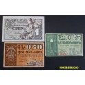 1937- GIRONA -PESETA- CENTIMOS - GERONA -3 BILLETE