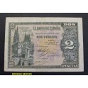 1938- 30 ABRIL -SERIE D - 2 PESETAS - BURGOS