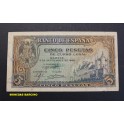 1940- ALCAZAR -SERIE C -5 PESETAS - BANCO ESPA&Ntilde;A