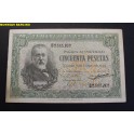 1940- PELAYO -SERIE D - 50 PESETAS - MADRID