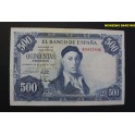 1954- ZULOAGA -SERIE B -500 PESETAS - MADRID