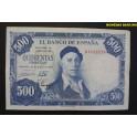 1954- ZULOAGA -SERIE D -500 PESETAS - MADRID