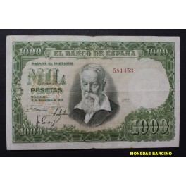 1951- SOROLLA - SIN SERIE  - 1000 PESETAS - MADRID