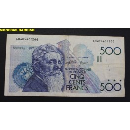 1998- BELGICA- 500 FRANCS - CONSTANTIN - BILLETE