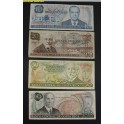 1983- COSTA RICA - COLONES - 4 BILLETES 