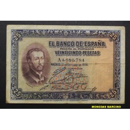 1926- FRANCISCO XAVIER- SERIE A -25 PESETAS -MADRID 