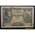 1940- HERRERA -SERIE B -25 PESETAS- BANCO ESPA&Ntilde;A 
