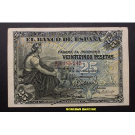 1906- MUJER SENTADA - SERIE A - 25 PESETAS -MADRID 