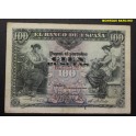 1906-ALEGORIAS -SERIE B -100 PESETAS -MADRID 