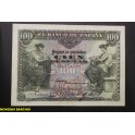 1906-ALEGORIAS -SERIE D -100 PESETAS -MADRID 