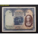 1927- ISABEL -SIN SERIE- 500 PESETAS - MADRID 