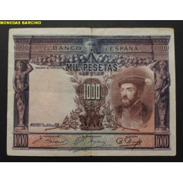 1925- CARLOS I -SIN SERIE- 1000 PESETAS - MADRID 
