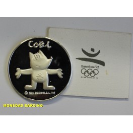 1988- COBI - PLATA - BARCELONA 92 - MEDALLA