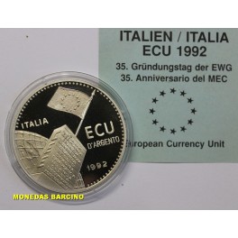 1992- FUNDACION - ECU - ITALIA - PLATA 