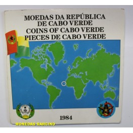 1980-1984- CABO VERDE - ESCUDOS -  8 MONEDAS