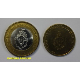 1997- PRUEBA - 1 EURO- 50 CENTIMOS - ITALIA