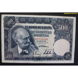 1951- BENLLIURE -SERIE A - 500 PESETAS- MADRID