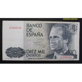 1985- JUAN CARLOS -SIN SERIE -10000 PESETAS-MADRID