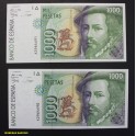 1992- CORTES - SERIE A - 1000 PESETAS- PAREJA