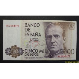 1979- JUAN CARLOS -SERIE 5C - 5000 PESETAS