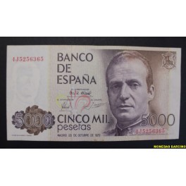 1979- JUAN CARLOS -SERIE 4J -5000 PESETAS- MADRID